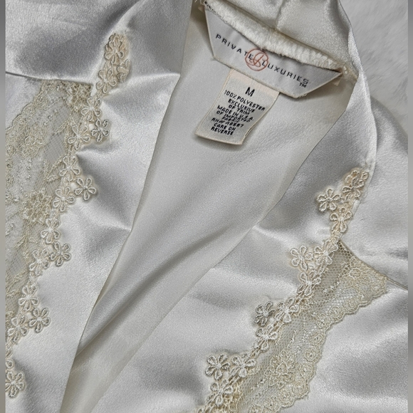 VINTAGE PRIVATE LUXURIES Matching Bridal Babydoll Nightie And Robe - Picture 15 of 16